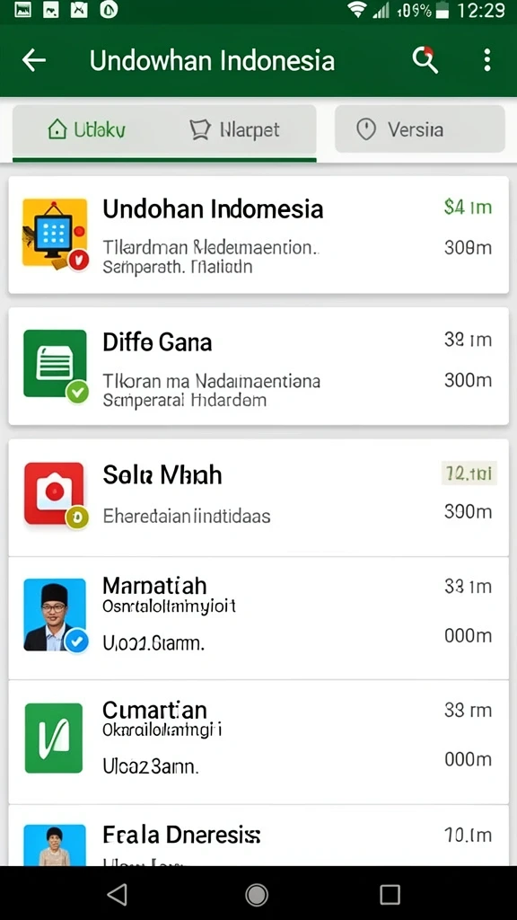 Tampilan antarmuka yang intuitif dan mudah digunakan.