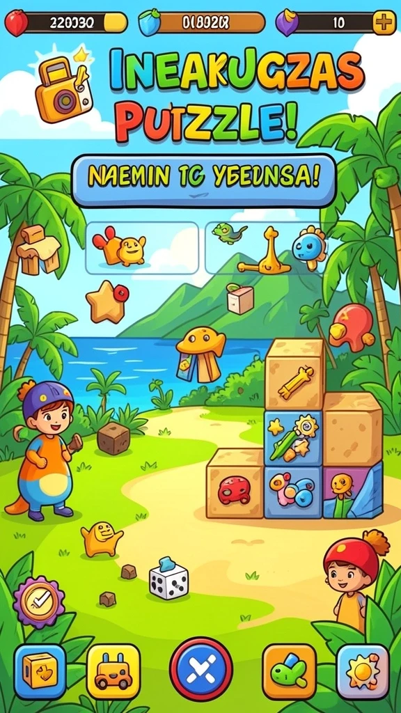 Tampilan menu utama yang menarik dan sederhana.