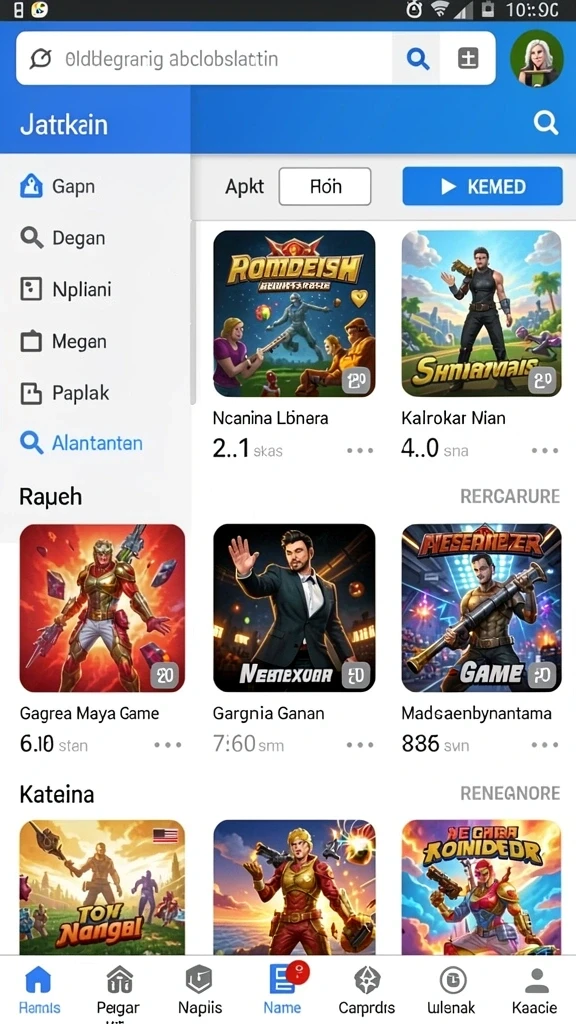 Tema permainan yang beragam dan menyenangkan.
