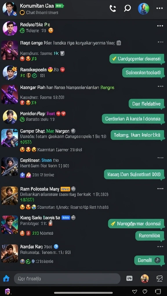 Komunitas aktif untuk tips dan interaksi.
