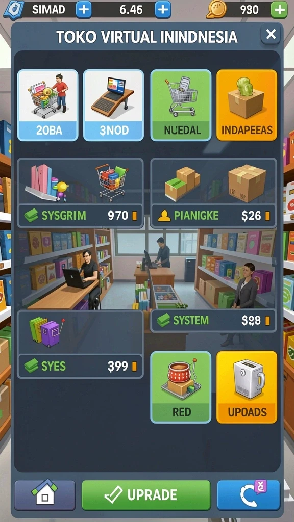Tampilan antarmuka yang menarik dan user-friendly.