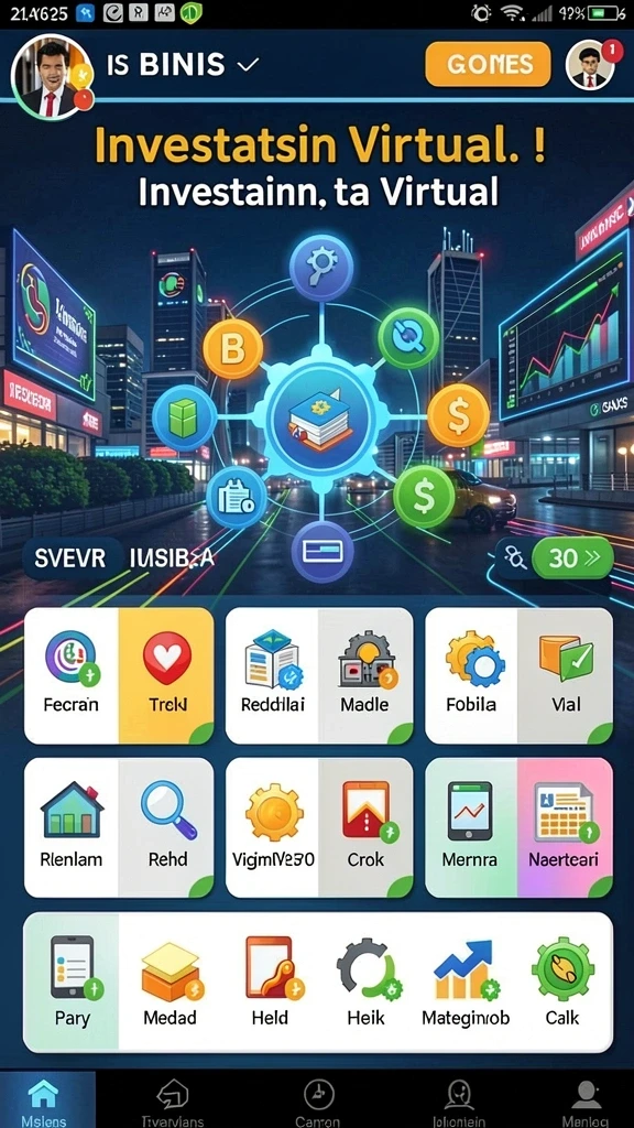 Screenshot dengan leaderboard dan pencapaian pengguna.