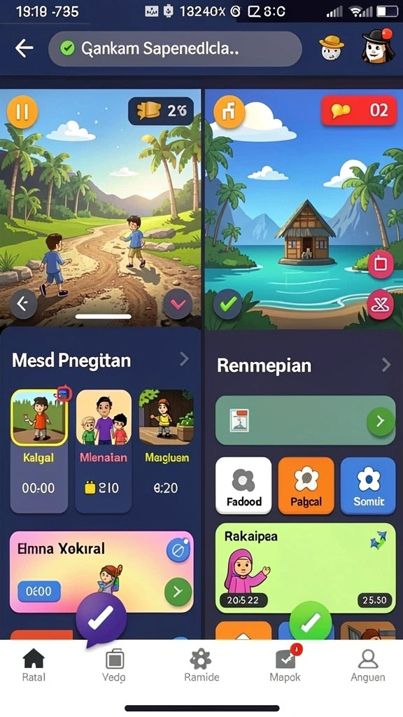 Tangkapan layar ketiga menampilkan aksi seru dalam mode multiplayer.