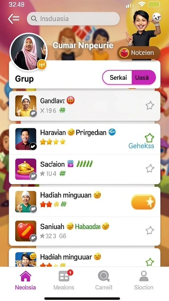 Gameplay yang dinamis dan penuh tantangan.