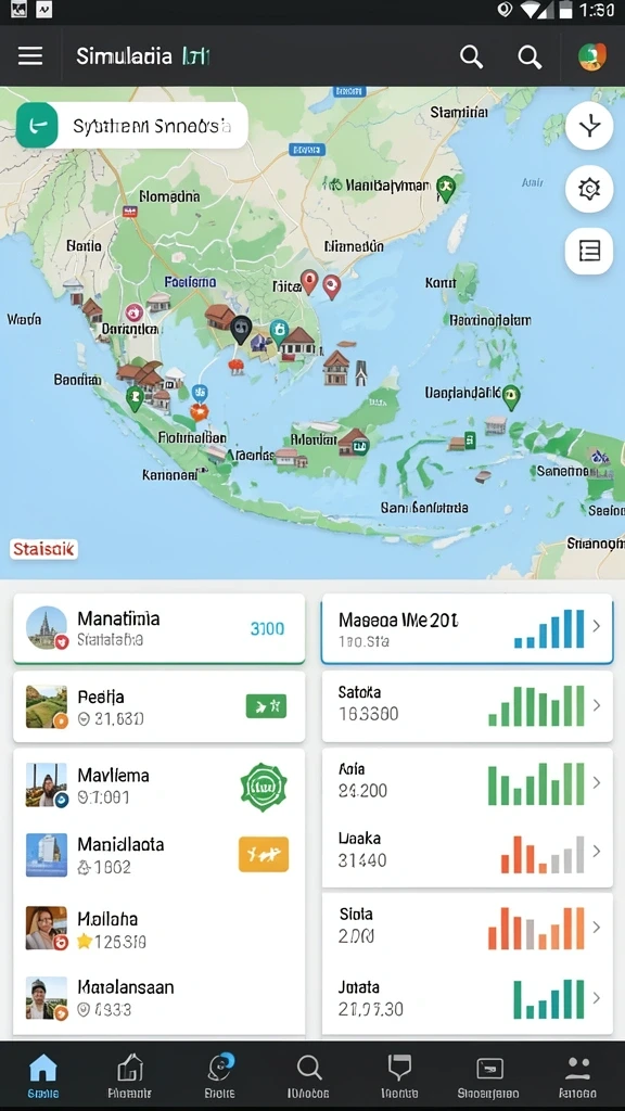 Tangkapan layar menunjukkan grafis pemandangan yang memukau.