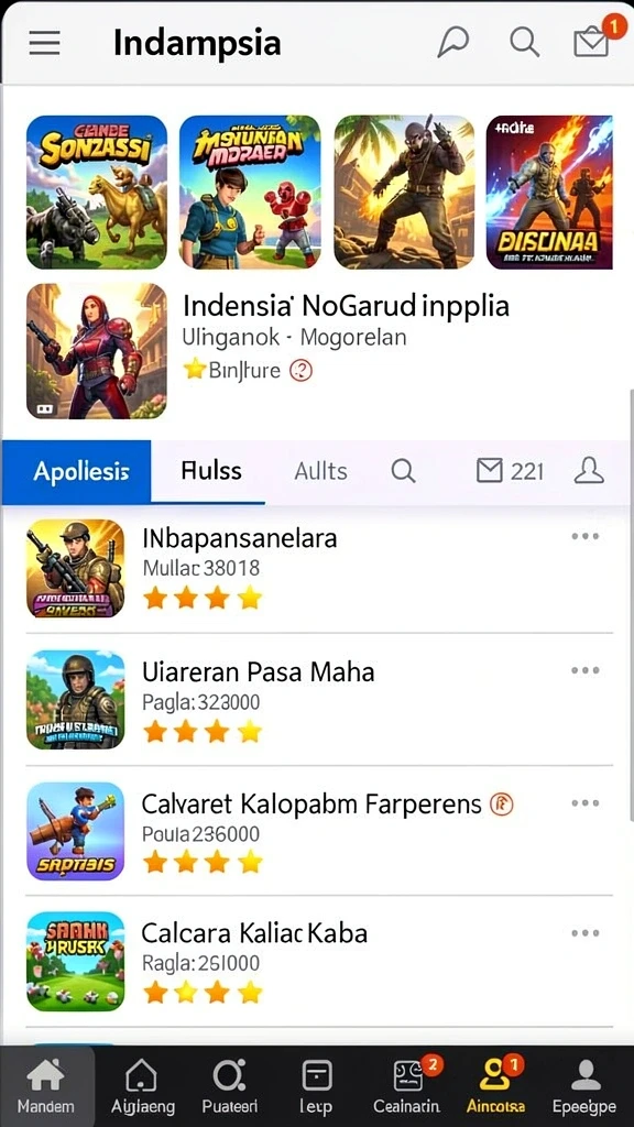 Tampilan antarmuka yang menarik dan mudah digunakan.