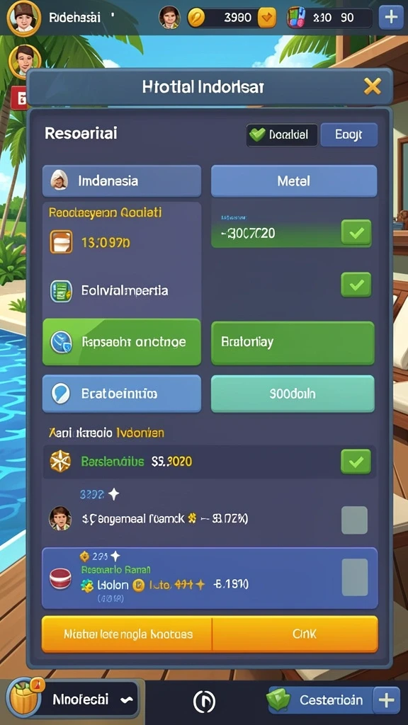 Tingkat kesulitan yang bervariasi di setiap level.