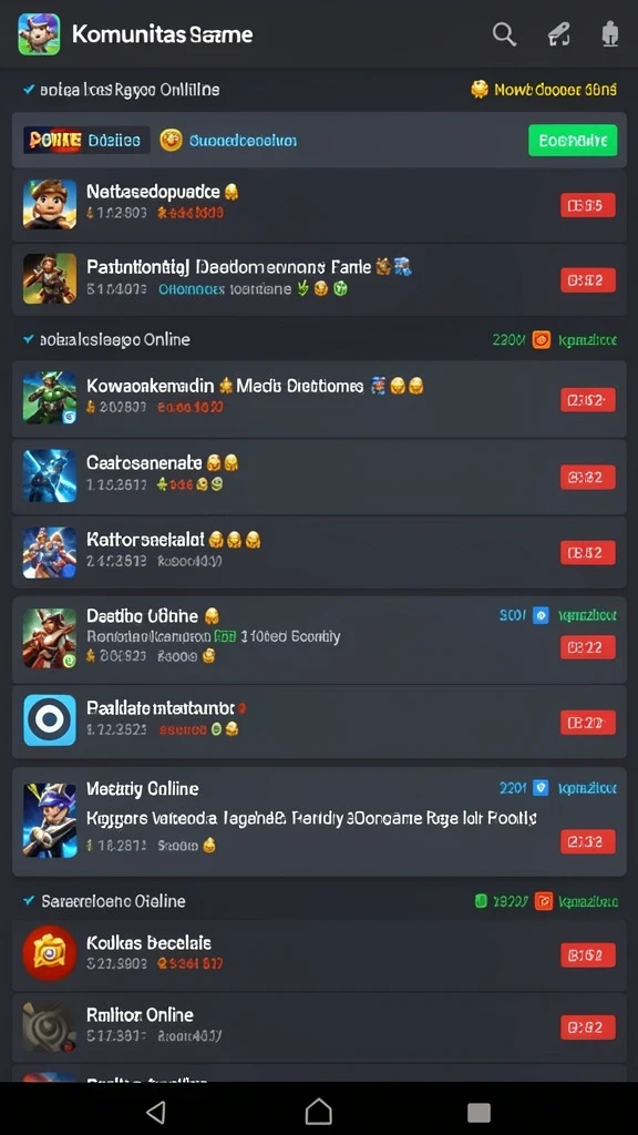 Tampilan utama OMUTOGEL yang menarik.