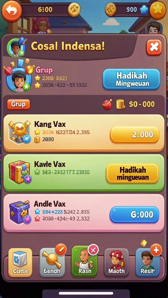 Tampilan grafik yang memukau di PASTIWIN.