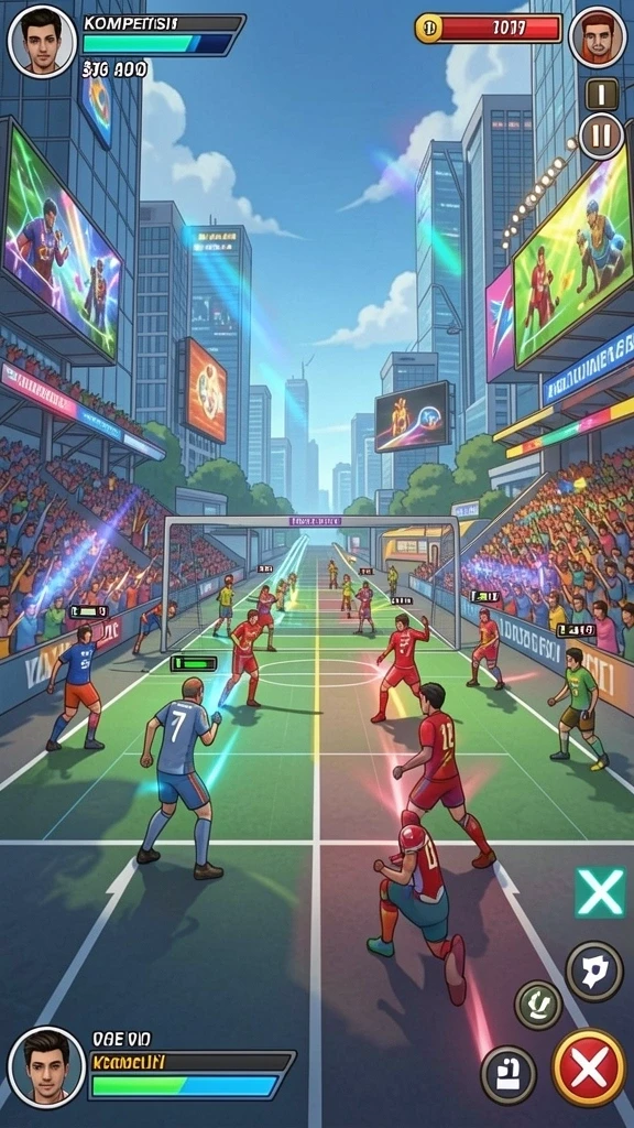 Mode multiplayer yang menyenangkan bersama teman.