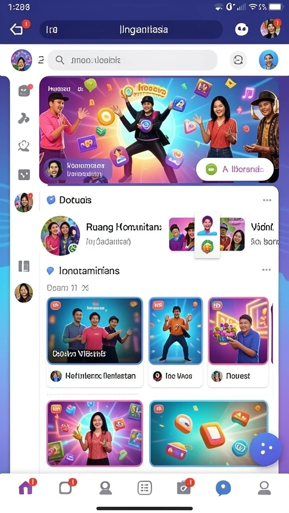 Fitur turnamen menambah keseruan bermain bersama teman.