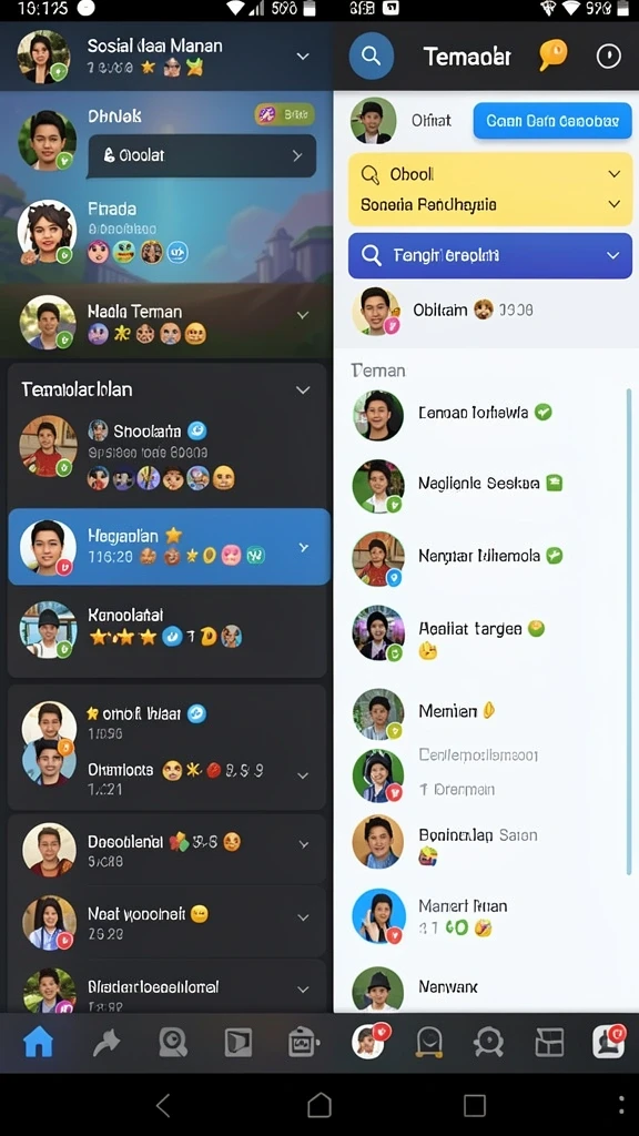 Tampilan antarmuka yang menarik dan mudah dinavigasi.