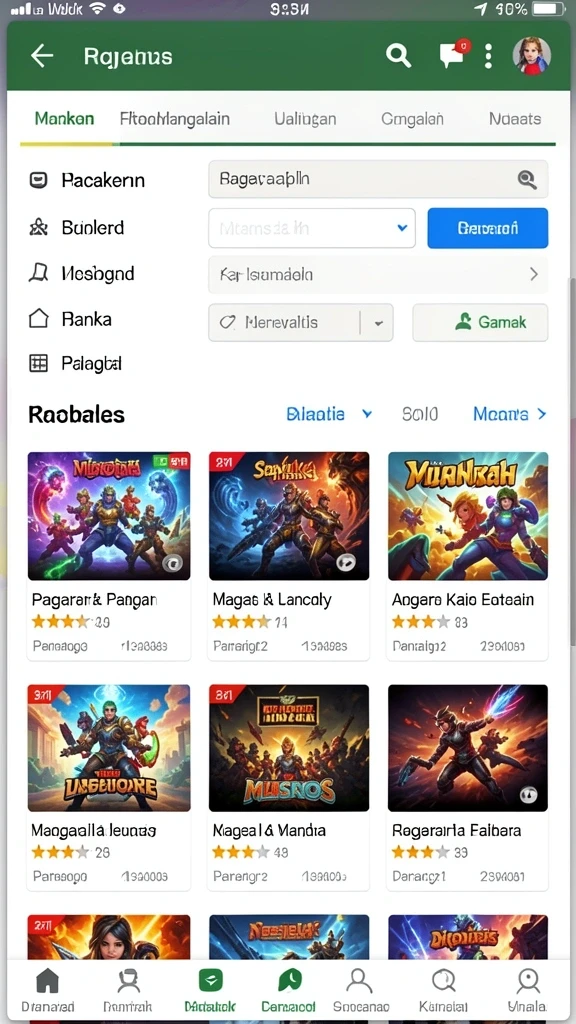 Karakter heroik siap beraksi.