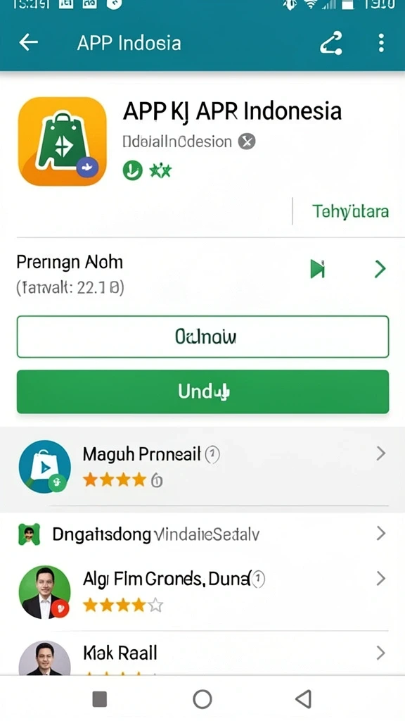 Screenshot kedua menampilkan fitur bonus yang menggiurkan.