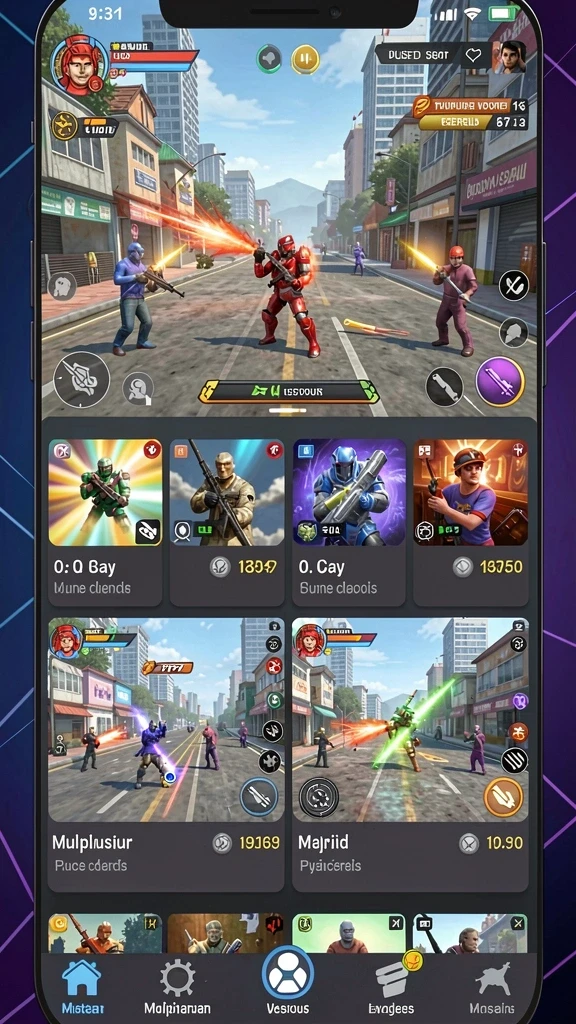Tampilan permainan slot yang memikat.