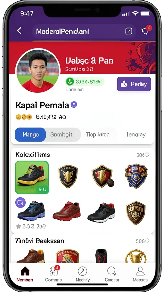 Tampilan utama aplikasi yang menarik dan intuitif.